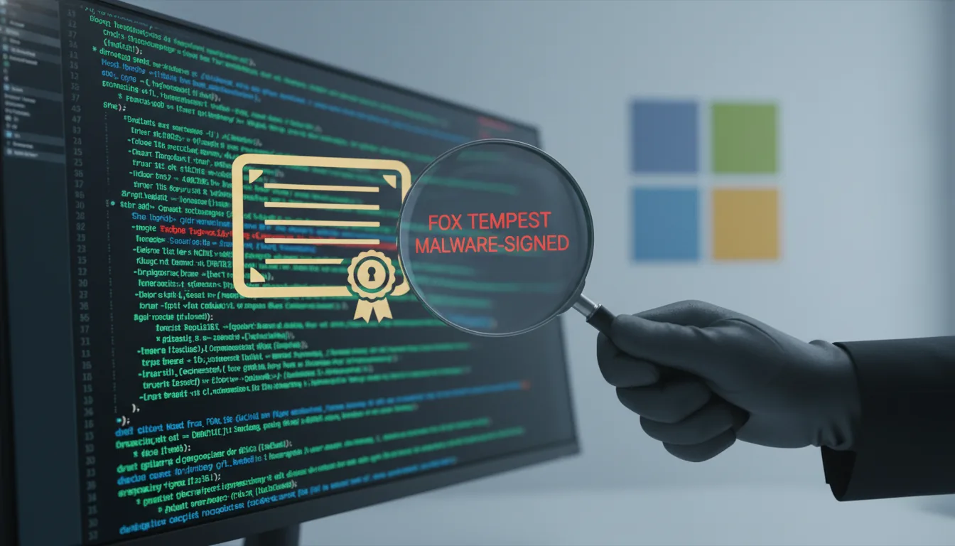 Fox Tempest démantelé : Microsoft coupe un service de malwares signé depuis mai 2025