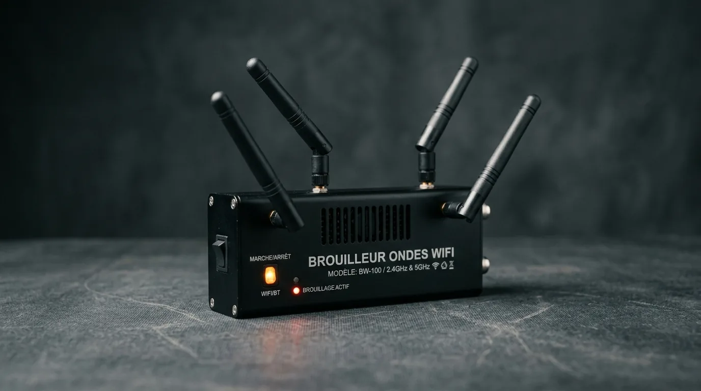 Comment brouiller les ondes WiFi pour neutraliser les caméras sans fil